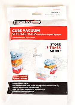 Pack With Boxworks - Pack Mate Cube Vacuum Storage Bags with box shaped  bottom